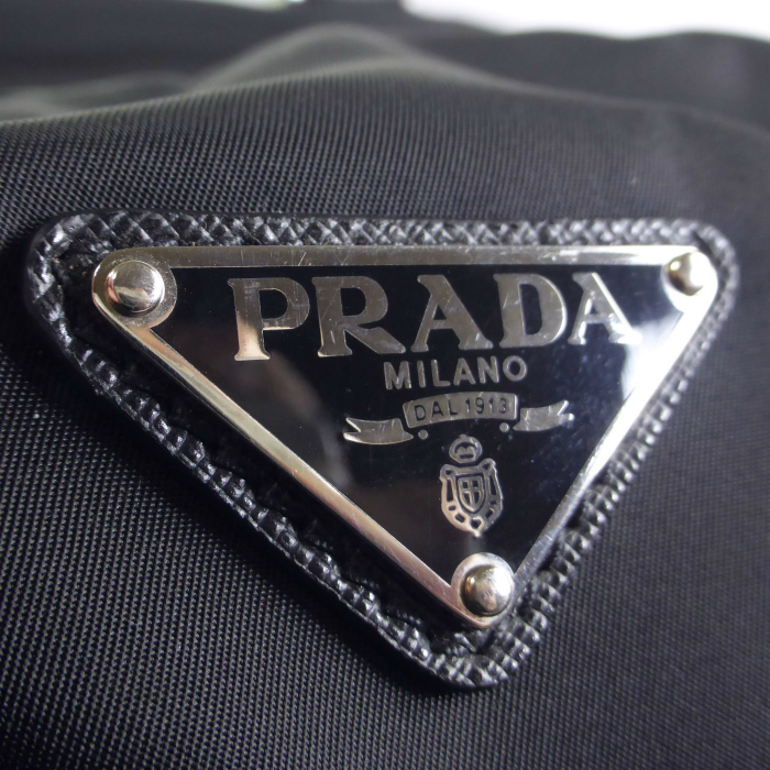 PRADA（プラダ） ナイロン テスート×サフィアーノ ボストンバッグ