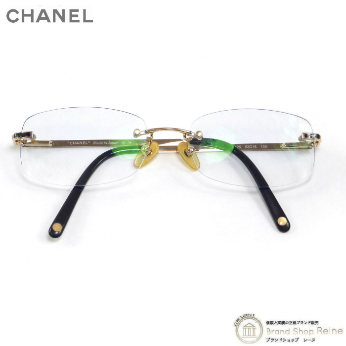 CHANEL（シャネル） リムレス メタル タイムレス スクエア 縁なし