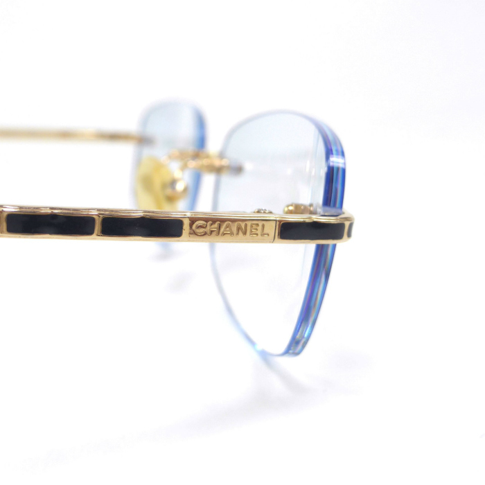 Chanel メガネフレーム CHANEL（シャネル） リムレス メタル タイムレス スクエア 縁なし