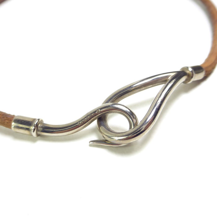 HERMES（エルメス） ジャンボ チョーカー 2way コード ブレスレット 二