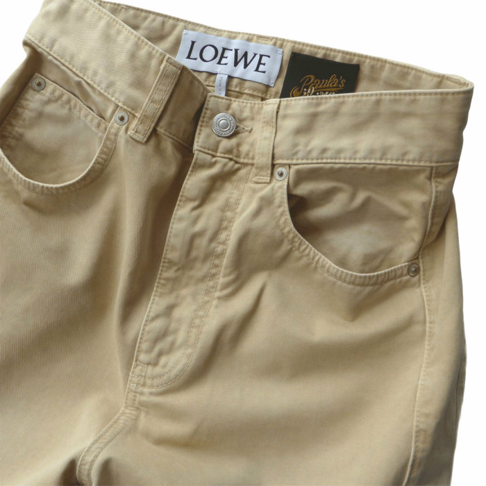 LOEWE（ロエベ） Paula's Ibiza カーブ チノ パンツ #32 ベージュ
