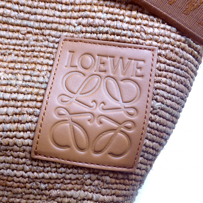 LOEWE（ロエベ） SLIT BAG MINI スリットバッグ ミニ ラフィア トート