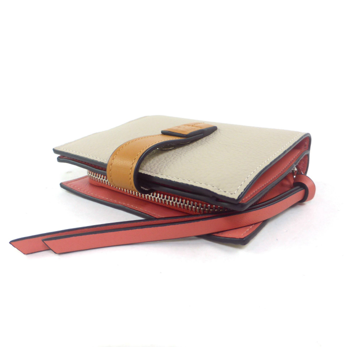 LOEWE（ロエベ） コンパクト ジップ ウォレット ストラップ 二つ折り