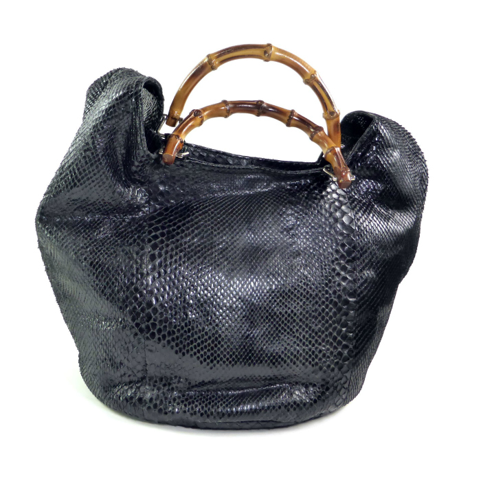 バンブー グッチ （GUCCI） パイソン ハンド ショルダーバッグ 001