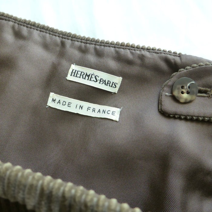 HERMES（エルメス） コットン×カシミア コーデュロイ レイヤード