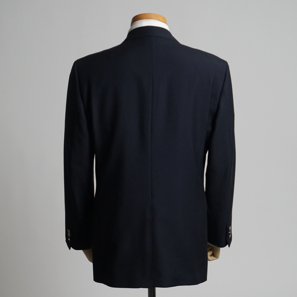 紺ブレザー 紺ブレ メンズ ウール100% 尾州生地 シングル ジャケット