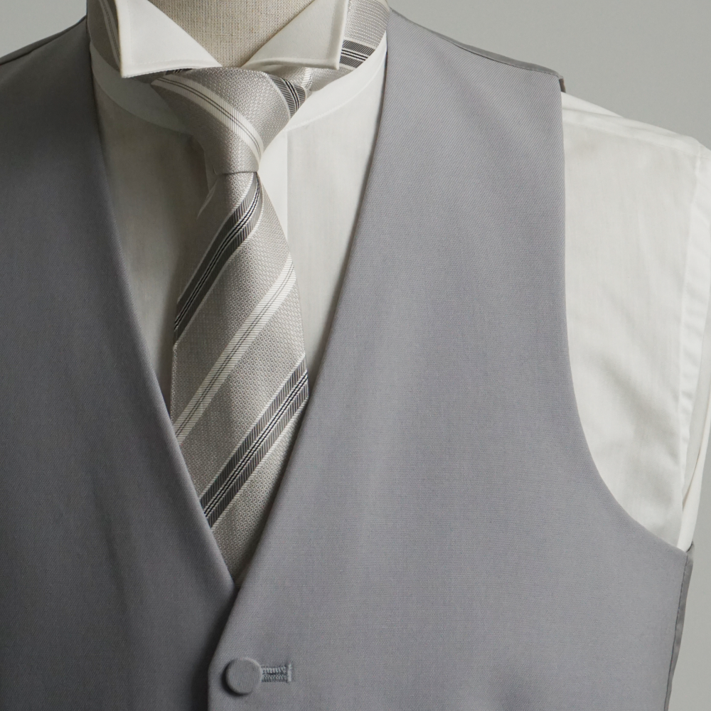 AB体 フォーマルベスト モーニングコート用 日本製 くるみボタン