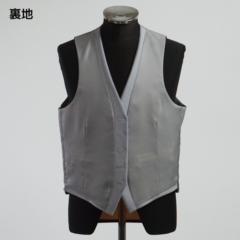 Y体 フォーマルベスト モーニングコート用 日本製 くるみボタン