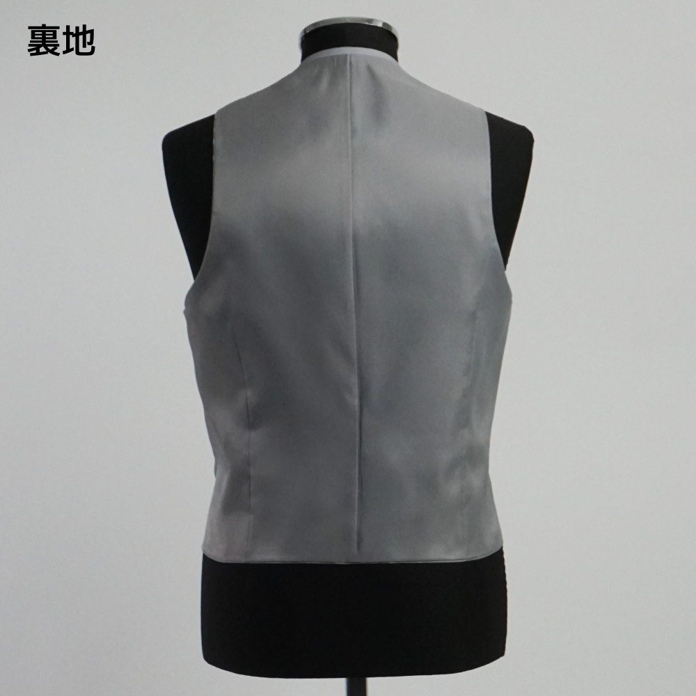 AB体 フォーマルベスト モーニングコート用 日本製 くるみボタン