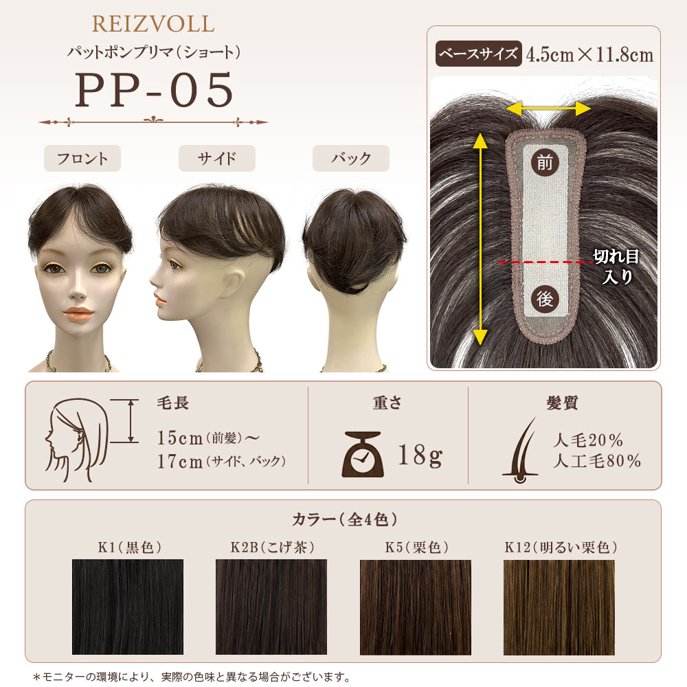 美容と健康の医療用ウィッグ店ライツフォル - 商品一覧（おすすめ順