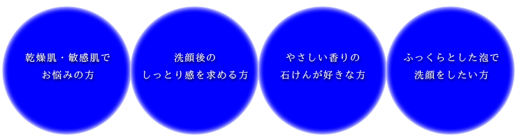 「甘草と黒糖の石けん」こんな方へおすすめ