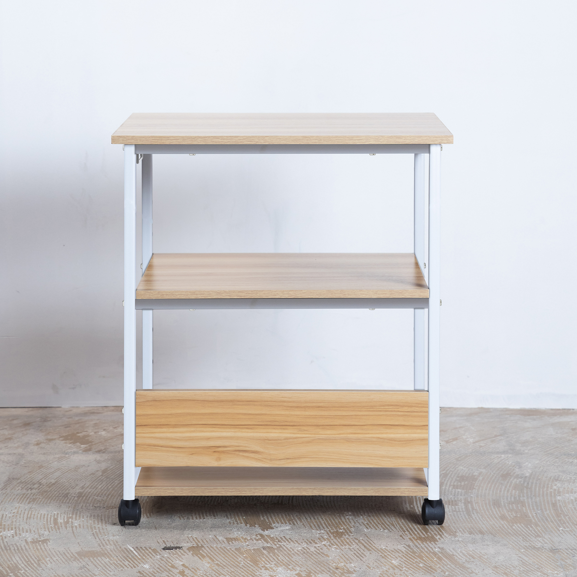 プリンターワゴン PRWG 高さ72cm 保育園 机 テーブル 幅60cm 奥行50cm 軽量 テーブル 小さめ テーブル 会議 テレワーク 在宅ワークの画像