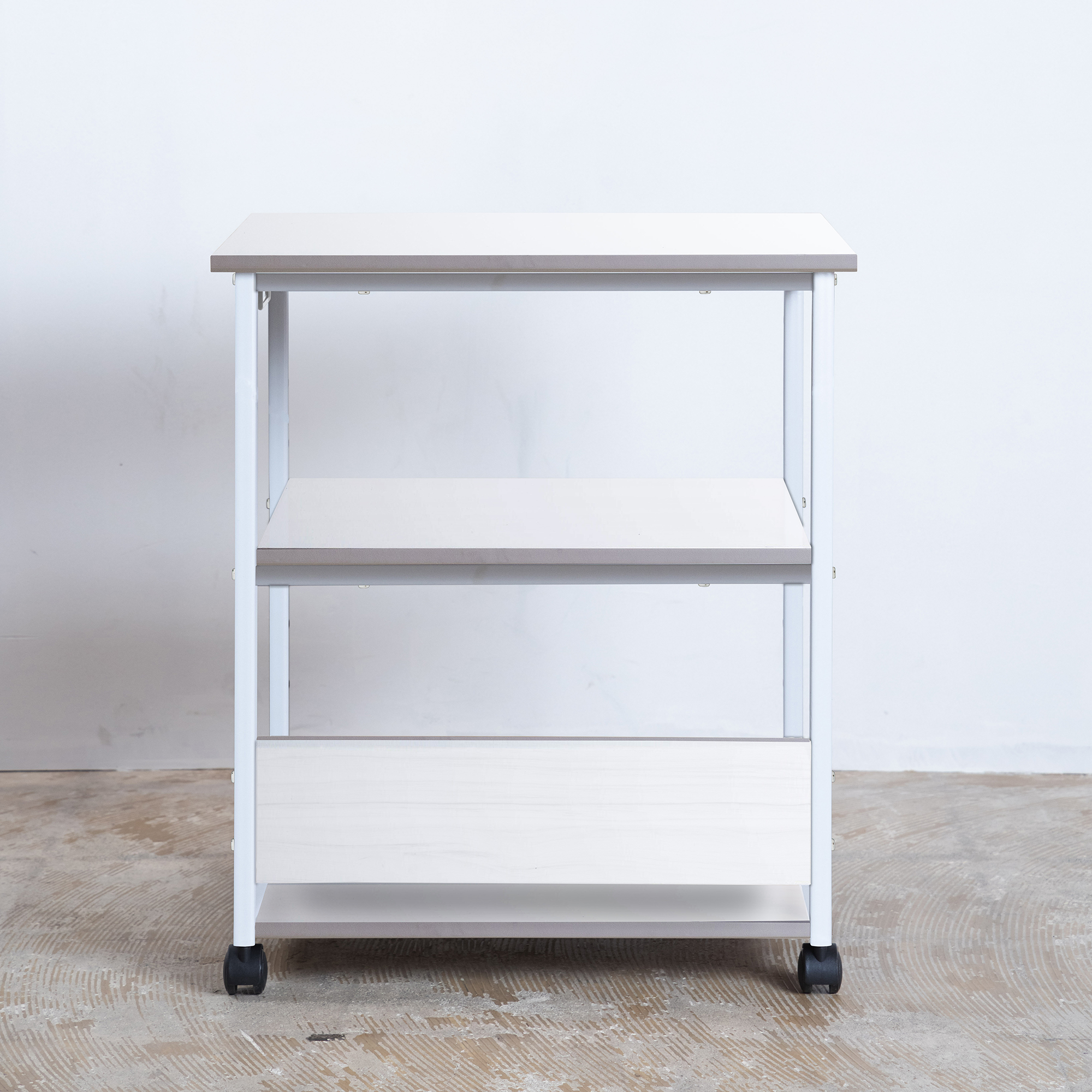 プリンターワゴン PRWG 高さ72cm 保育園 机 テーブル 幅60cm 奥行50cm 軽量 テーブル 小さめ テーブル 会議 テレワーク 在宅ワークの画像