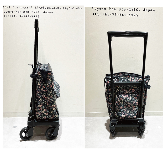 サイドカー メロディスムーズST 島製作所 横押しタイプ シルバーカー