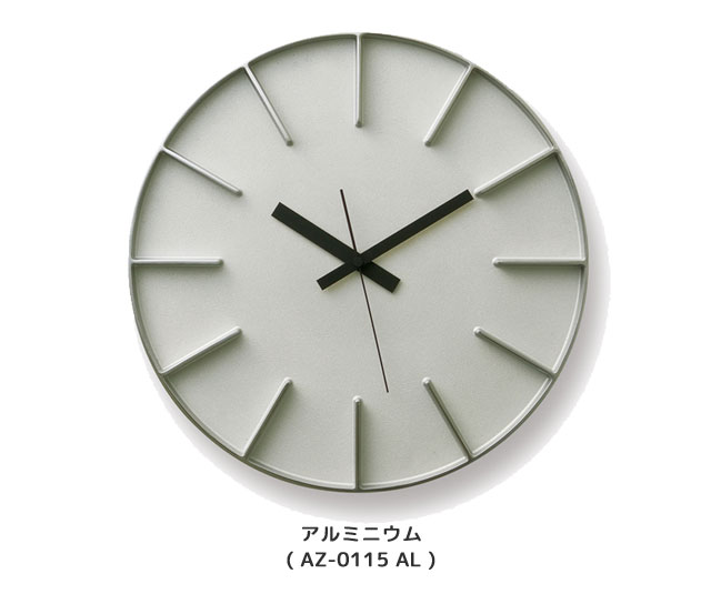 Lemnos（レムノス） 掛け時計 エッジ クロック 直径35cm AZ-0115