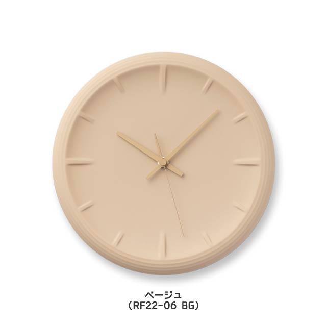 Lemnos（レムノス） 掛け時計 レリーフ RELIEF RF22-06 ホワイト