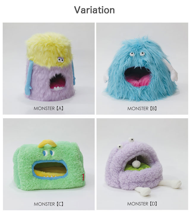 MONSTER PET BED 4タイプ 猫ハウス 猫用 ベッド スツール