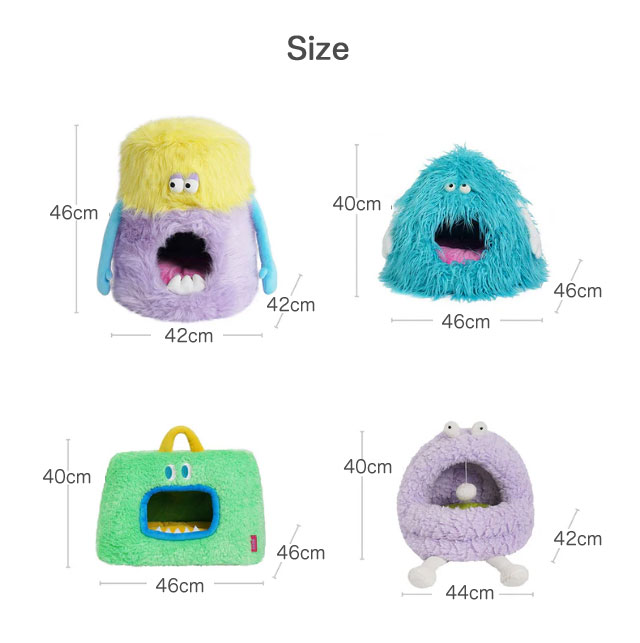 MONSTER PET BED 4タイプ 猫ハウス 猫用 ベッド スツール