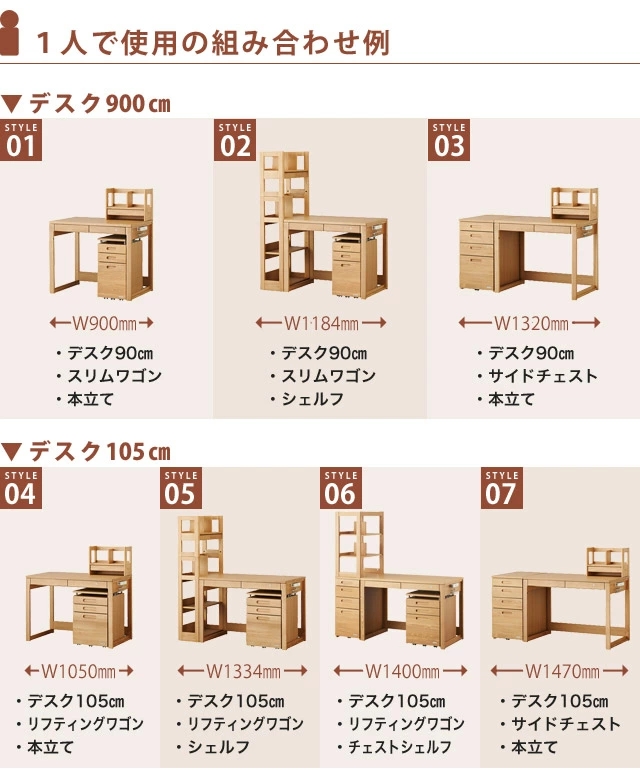 ＼スペシャル特典／ 【デスクマット付】ビーノ デスク 105cm幅 BDD-072NS 学習デスク 学習机 デスク単品 2024年度 コイズミ【S 222】【koi10】｜reliable-yshop｜08