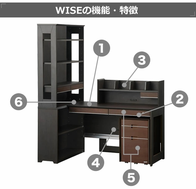 コイズミ ワイズ KOIZUMI WISE 90 ブリッジ ダークブラウン Amazon｜KOIZUMI(コイズミ学習机) 書斎デスク PCデスク デスク WISE 90