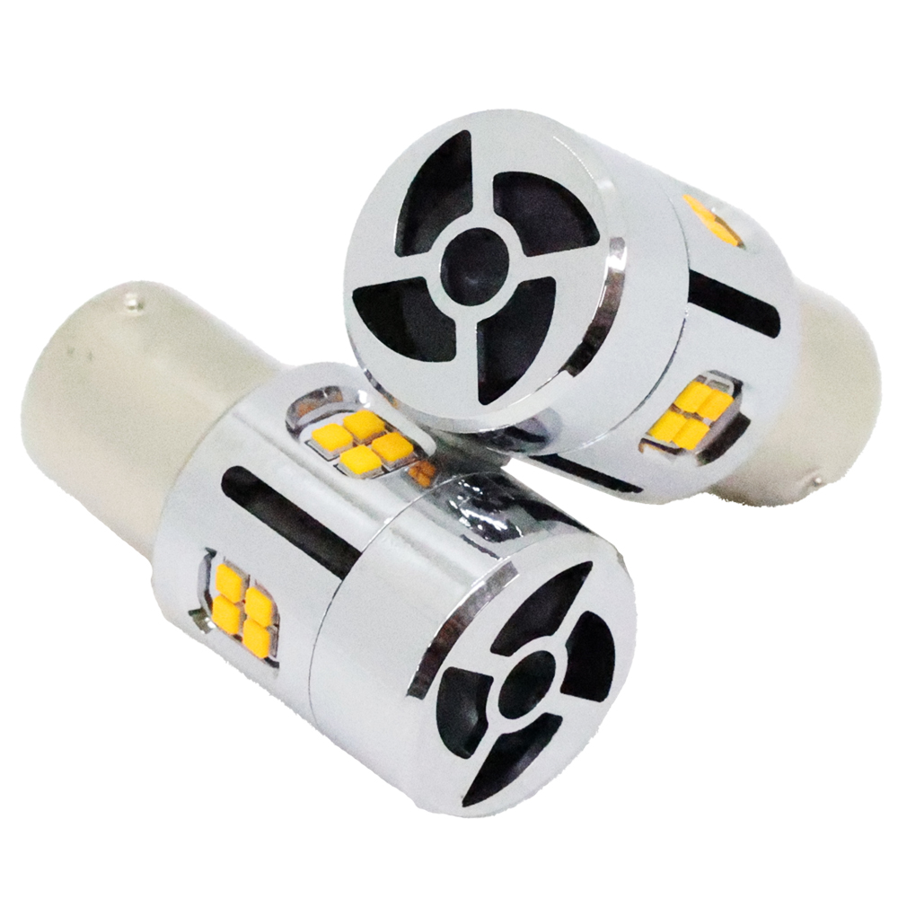 1台分 4個セット LED ウインカー S25 ピン角違い 抵抗内蔵 車検対応 DSIC（ディーシック） LEDウインカー S25ピン角違い 150° S25 180