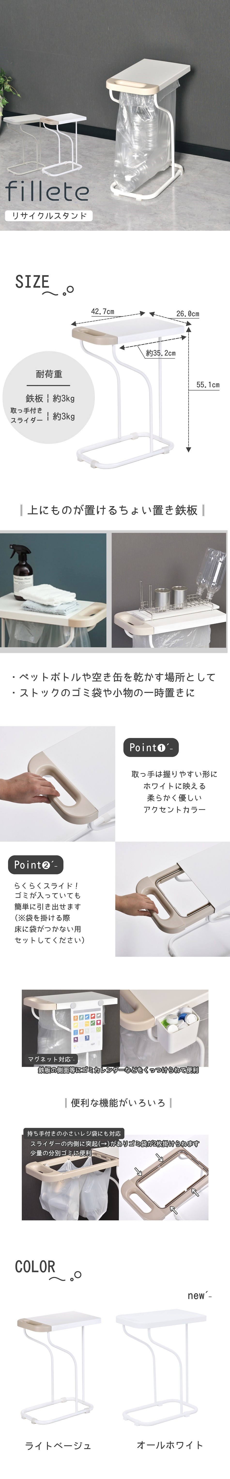 be worth style fillete フィレッテ リサイクルスタンド ライト