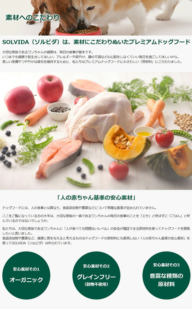 ソルビダ グレインフリー チキン 室内飼育成犬用 5.8kg ソルビダ ソルビダ グレインフリー チキン 室内飼育成犬用 5.8kg ソルビダ
