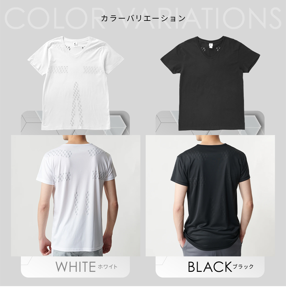 公式 リライブシャツ インナー 半袖 メンズ 男性 リカバリーウェア リカバリーウエア 特許取得 機能性インナー シャツ アンダーシャツ プレゼント ギフト 父の日 関連画像4