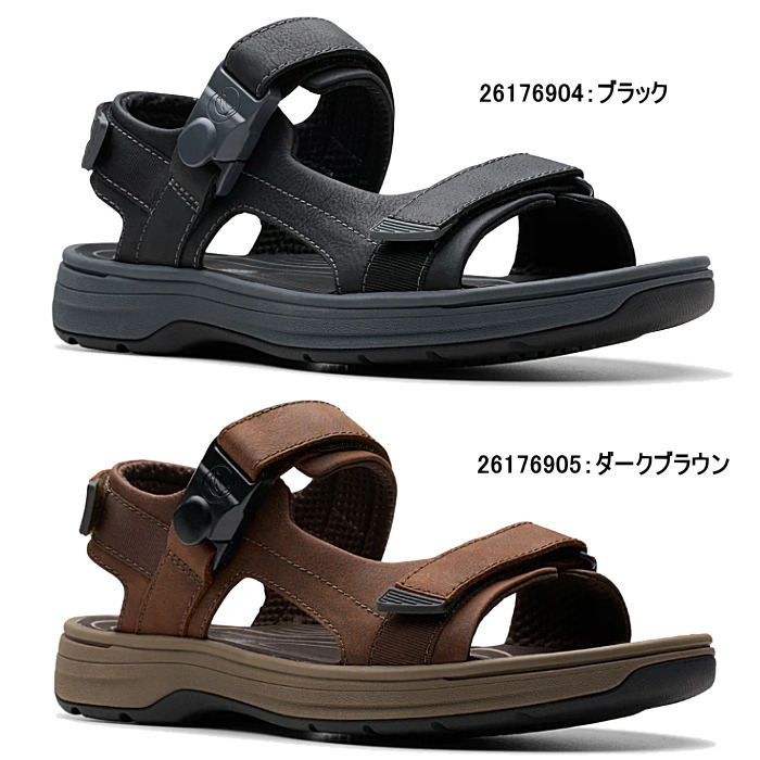 Clarks クラークス メンズ カジュアル サンダル ソルトウェイ トレイル 26176904 26176905 Saltway Trail アウトドア ストラップサンダル 正規品｜reload-ys｜02