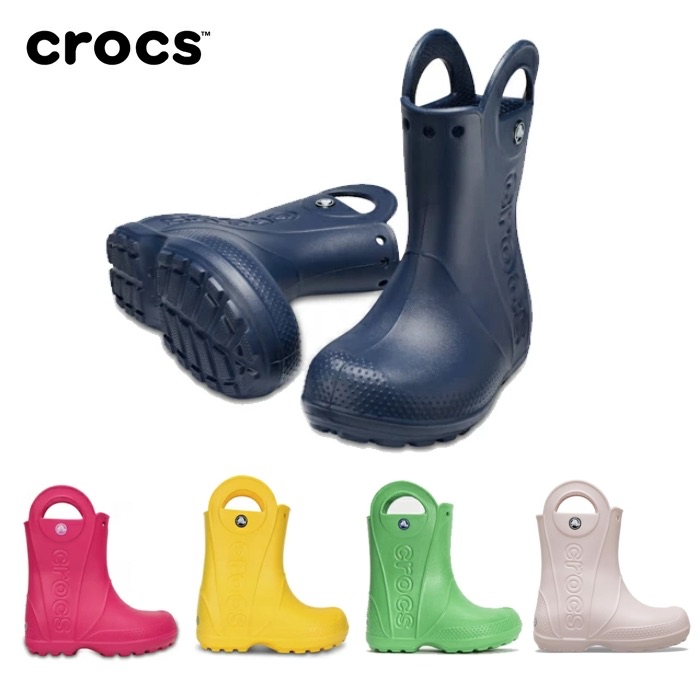 crocs クロックス KIDS HANDLE IT RAIN BOOT 12803 ハンドル イット レイン ブーツ キッズ 子供用 | crocs