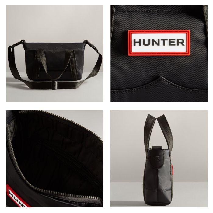 ハンター バック HUNTER ナイロン ミニ トップ クリップ トート バッグ UBS1203KBM 耐水 ショルダーバッグ 斜め掛け | HUNTER | 03