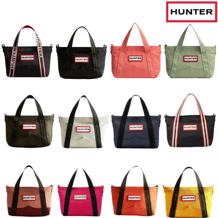 HUNTER ハンター バック ナイロン ミニ トップ クリップ トート