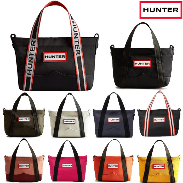 ハンター バック HUNTER ナイロン ミニ トップ クリップ トート バッグ UBS1203KBM 耐水 ショルダーバッグ 斜め掛け | HUNTER