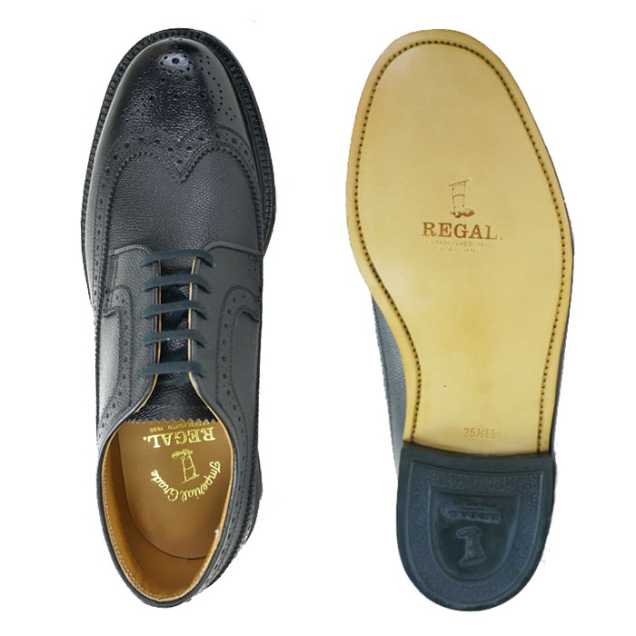REGAL（リーガル） ウィングチップ メンズ REGAL 2235NA B 革底