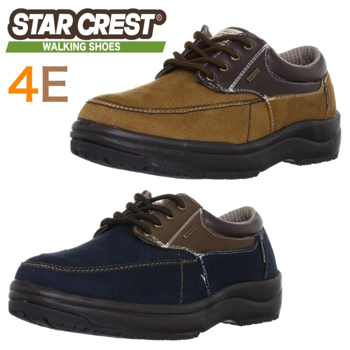 STAR CREST �X�^�[�N���X�g MW-4501 �E�H�[�L���O�V���[�Y �X�j�[�J�[ �����Y �u���E�� �l�C�r�[ �y�� �h�� �Ռ��z�� ���L 4E �J�W���A�� �C