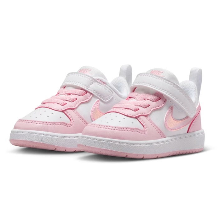 NIKE ナイキ DV5458 105 COURT BOROUGH LOW RECRAFT キッズ ベビー ローカット シンプル カジュアル スポーツ 運動 スニーカー シューズ 靴 子ども用
