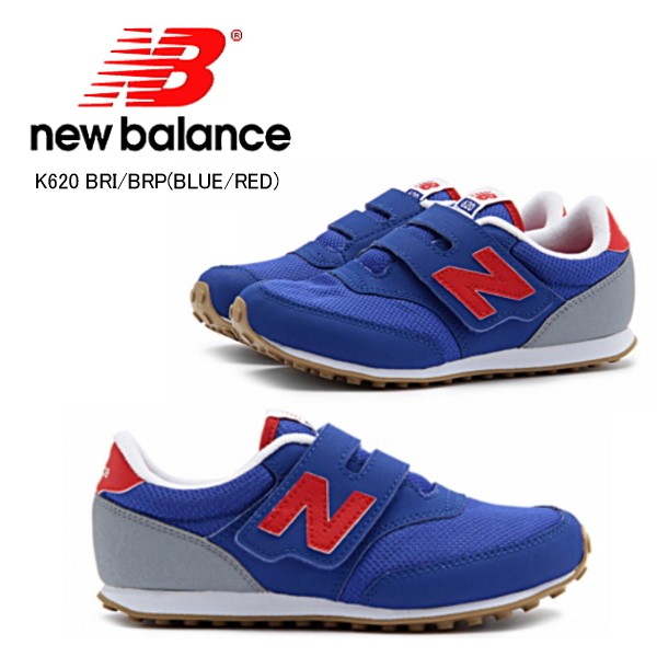 ニューバランス キッズ スニーカー sneaker 620 New Balance K620 [ブルー/レッド][12〜21.5cm] 正規品  kids 男の子 女の子