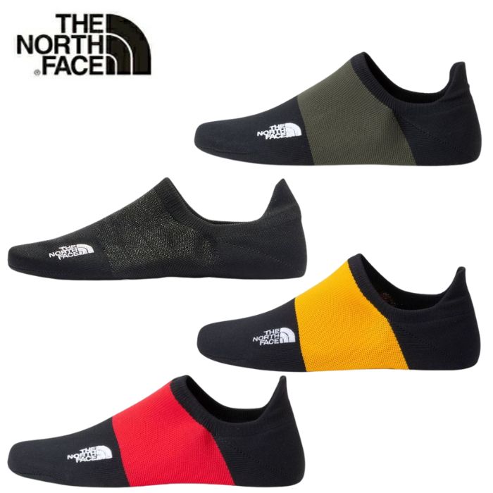 THE NORTH FACE ザノースフェイス メンズ レディース 靴下 ソックス PORTABLE SOLIPPER NN82370 普段使い 旅行 キャンプ お出かけ ブラック イエロー レッド