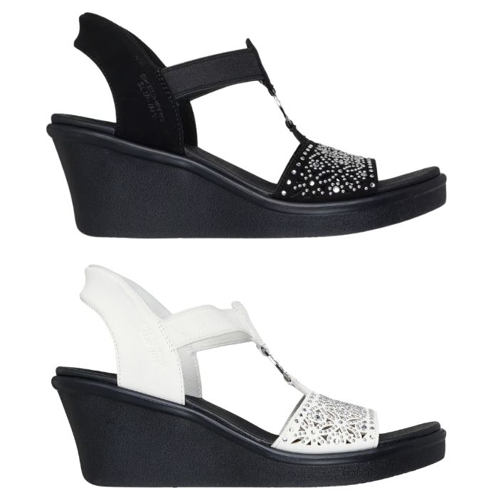 SKECHERS スケッチャーズ レディース サンダル RUMBLE ON DANCING AWAY 119619 厚底 | SKECHERS | 02