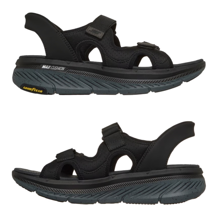 37黒 SKECHERS（スケッチャーズ） メンズ サンダル スリップインズ マックス