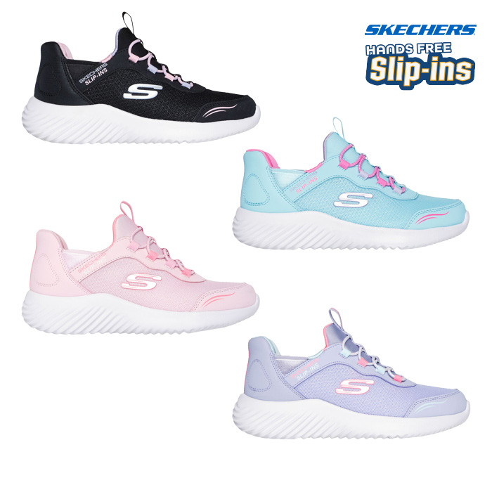 SKECHERS �X�P�b�`���[�Y 303585L �X���b�v�C���Y�F�o�E���_�[ �V���v�� �L���[�g �K�[���Y �L�b�Y �W���j�A �X�j�[�J�[ �V���[�Y �X�|�[�e�B ����g�킸������