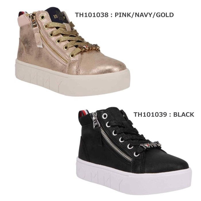SALE 半額 50%OFF TOMMY HILFIGER トミー ヒルフィガー TH101038 TH101039 EVA BOOT キッズ ジュニア スニーカー ブーツ 厚底 シンプル おしゃれ カジュアル 靴 | TOMMY HILFIGER | 01