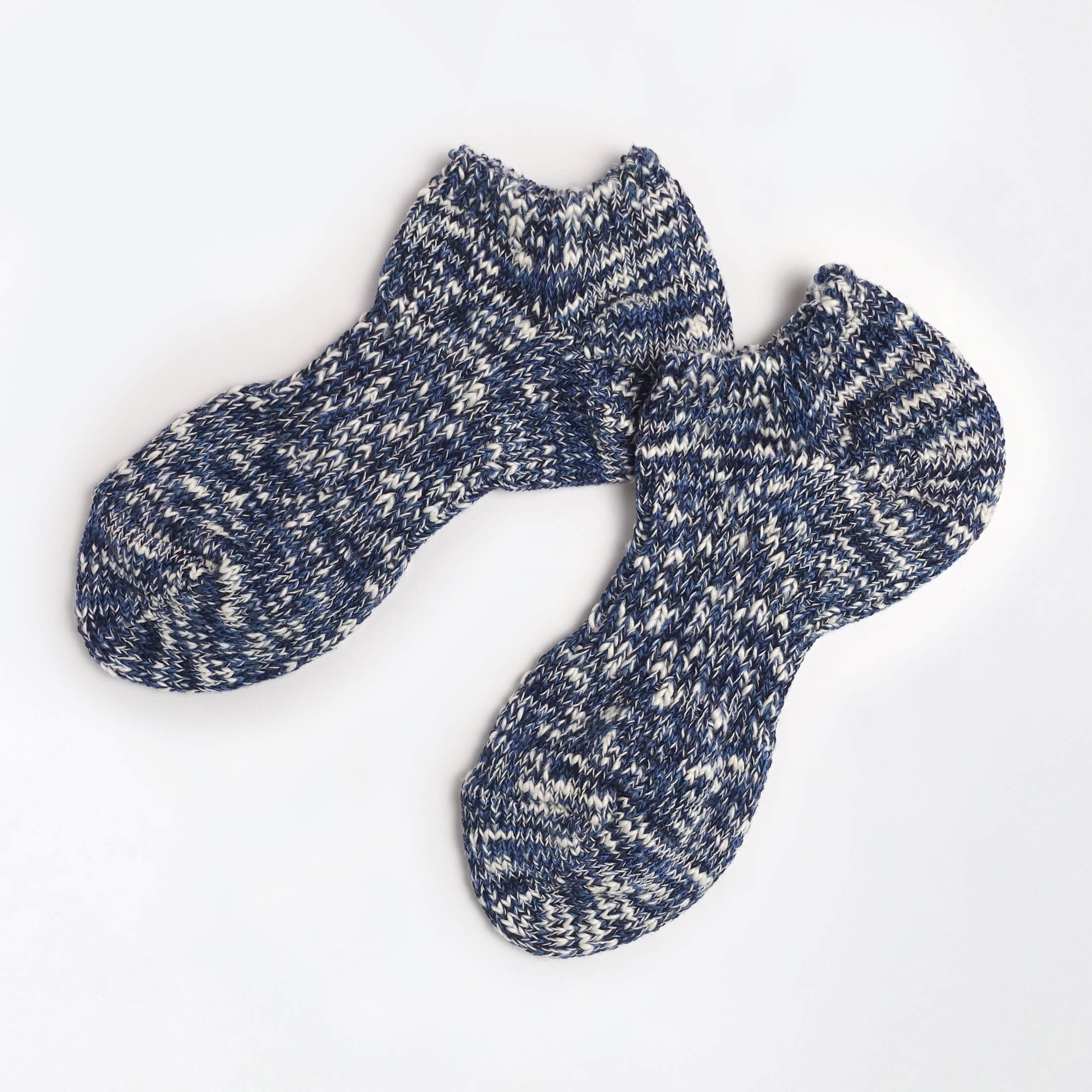 奈良 靴下 日本製 創喜 リサイクルコットン スラブミックス アンクル ミックスカラー メンズ レディース ギフト 綿 コットン アンクレット ローゲージ |  | 02