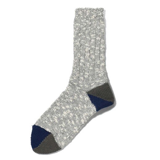 奈良 靴下 日本製 Woody ウッディ- コットンリブクルー 創喜 メンズ レディース ギフト ふっくら 綿 スラブ コットン カジュアル くつした |  | 02