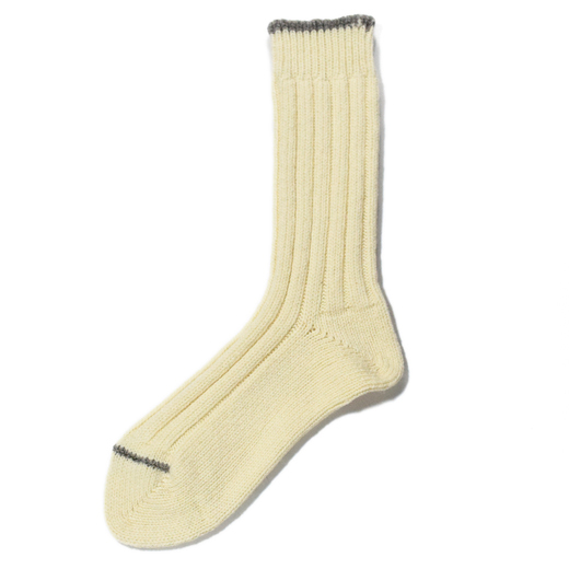 奈良 靴下 Horn ホーン ウールリブクルー 日本製 創喜 メンズ レディース ギフト ウール あったか ローゲージ ふかふか くつした |  | 01