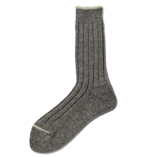 奈良 靴下 Horn ホーン ウールリブクルー 日本製 創喜 メンズ レディース ギフト ウール あったか ローゲージ ふかふか くつした |  | 02