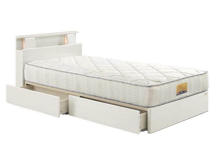 美品　ダブルベッド　　 高級 ベッド ワイドダブル WD 1570×2110×810mm 床面高 240mm L