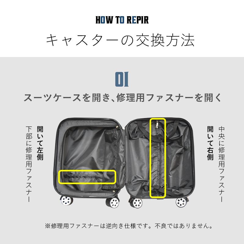 交換用タイヤ キャスター キャリーケース スーツケース【送料無料