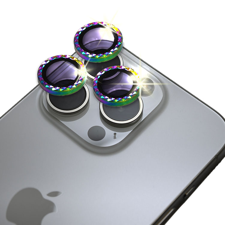 iPhone レンズカバー カメラレンズカバー 2個セット 対応 キラキラ