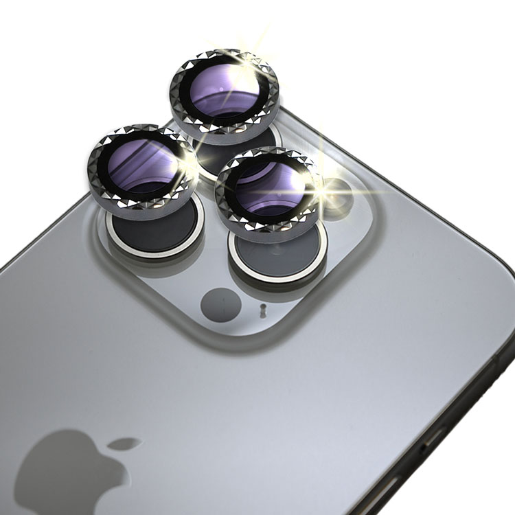 iPhone レンズカバー カメラレンズカバー 2個セット 対応 キラキラ